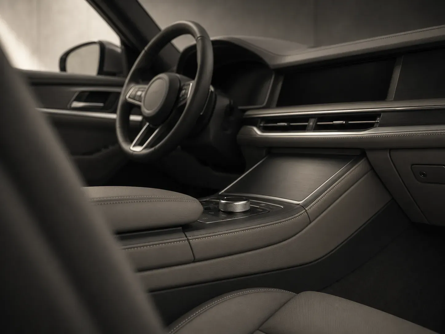 Салон Porsche Panamera 4S, передня панель